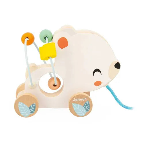 Pull Along Toy, Baby Toy, Wood Toy, Bear, Rabbit, Snail, Fox, Bird