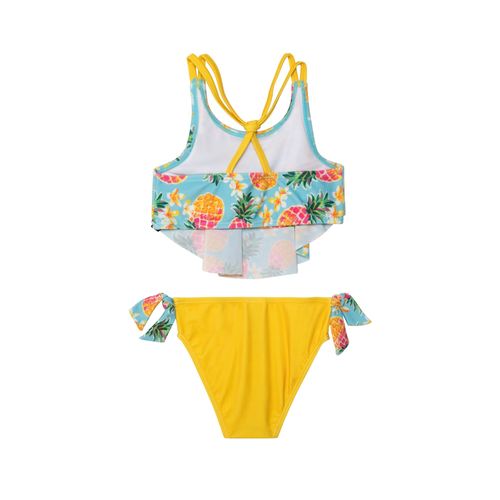 IosYellow Pineapple Halter Bikini