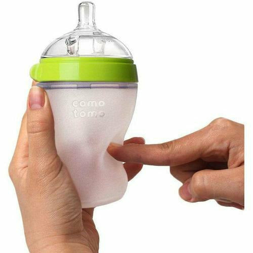 Silicone Baby Bottle 2 Pack - 150ml - from Kicks to Kids