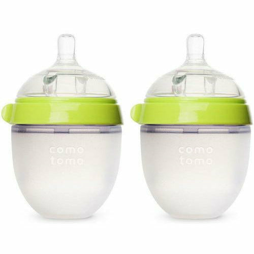 Silicone Baby Bottle 2 Pack - 150ml - from Kicks to Kids