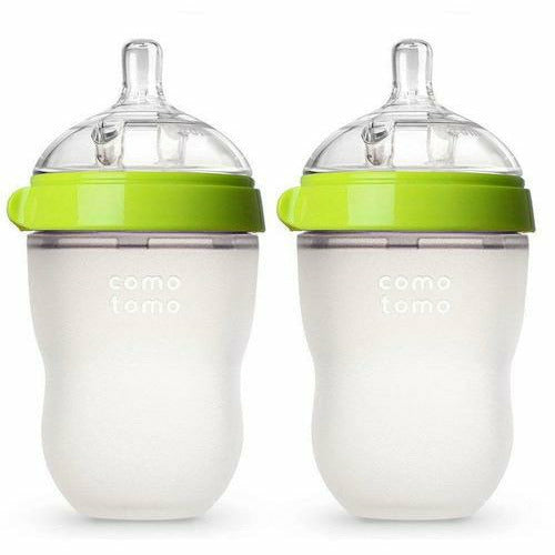 Silicone Baby Bottle 2 Pack - 250ml - from Kicks to Kids