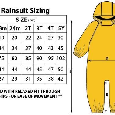 Calikids waterproof 2025 splash suit